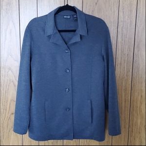 NY&CO Women's Large Dark Gray Jacket/Blazer